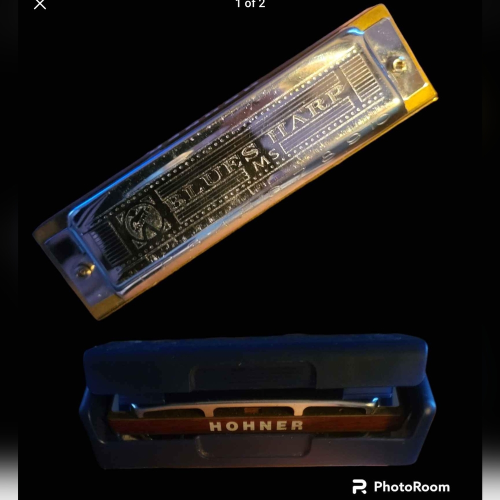 VINTAGE Hoener Blues Harp Diatonic Series Harmonica with Case